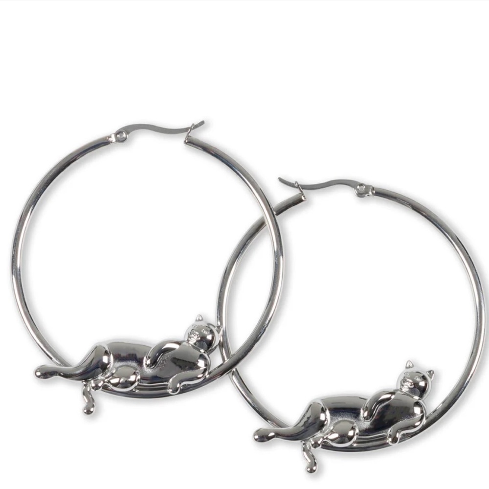 Sterling Siver 925 Hoop Earrings